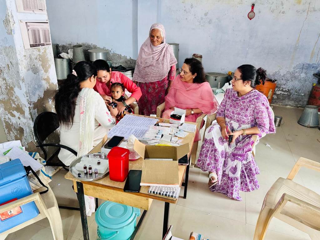 Monitoring of vaccination campaign on Mothers Day to reduce maternal and child mortality